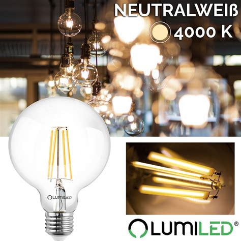 LUMILED 3x E27 LED žiarovky G95 Globe matná Kaufland sk