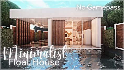 Roblox Bloxburg No Gamepass Minimalist Float House Minami Oroi