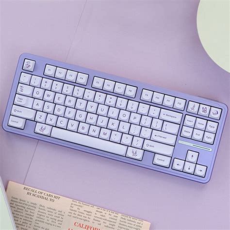 Lavender Purple Keycaps GMK Purple Keycap Set MA9MM Height Etsy