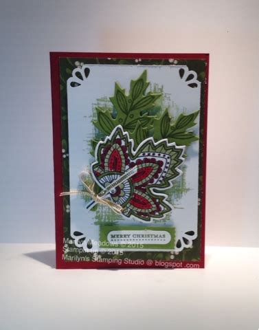 Marilyn's stamping studio: Cards Christmas