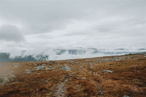 Kungsleden Trail Aktse To Saltoluokta With Skierfe In The Woods Dear