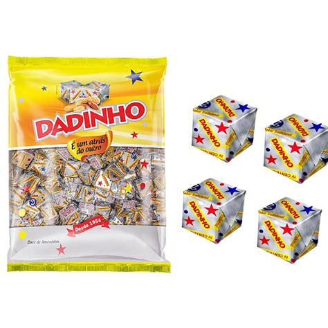 Bala Dadinho De Amendoim Pacote C 900g Shopee Brasil