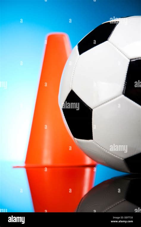 Classic Black White Soccer Ball Stock Photo Alamy