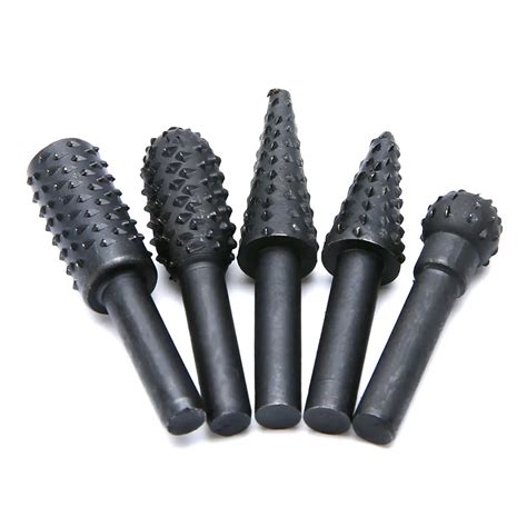 Aliexpress Buy 5pcs 1 4 6mm Shank Rotary Burr Set Wood Rasp