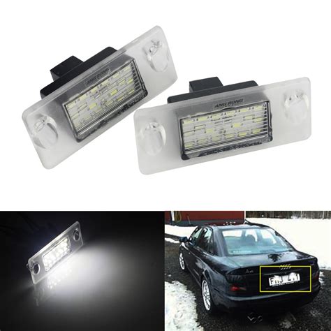 Angrong X Led License Number Plate Light Canbus No Error White V For