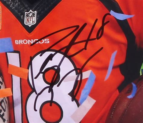 Peyton Manning Signed Broncos 11x14 Photo PSA COA Pristine Auction