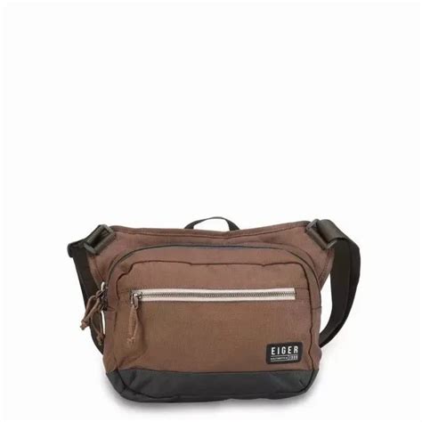 TAS SLEMPANG EIGER Z WANDERWAY SHOULDER KHK Khaki 4Liter Lazada