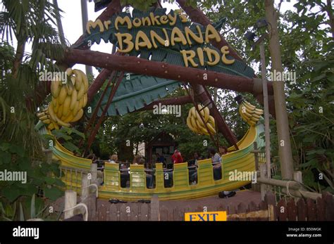 Mr Monkeys Banana Ride At Thorpe Park Staines Road Chertsey Surrey