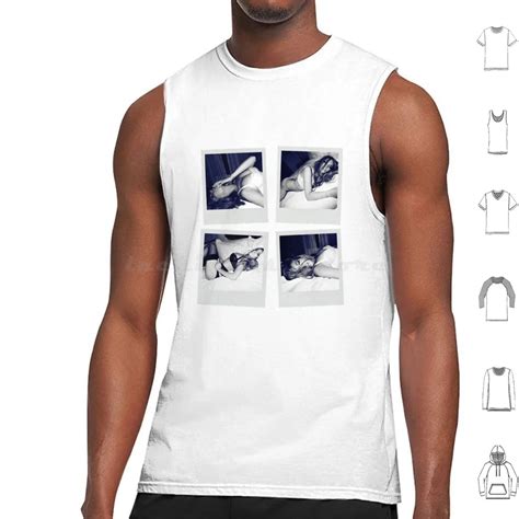 Lindsay Lohan Sexy Vibes Art Tank Tops Print Cotton Lindsay Lohan Pop