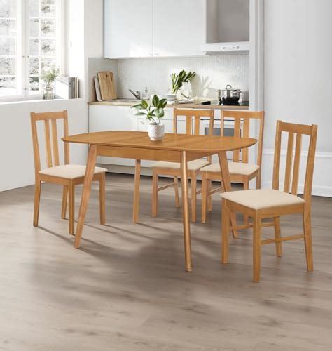 Hallowood Furniture Aston Extending Dining Table And Chairs Set 4