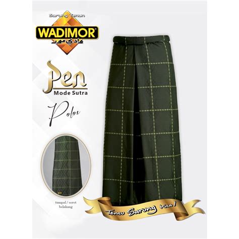 Jual Wadimor Sarung Tenun Pen Mode Sutra POLOS Shopee Indonesia