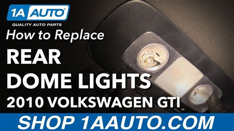 How To Replace Rear Interior Dome Lights 10 14 Volkswagen GTI YouTube