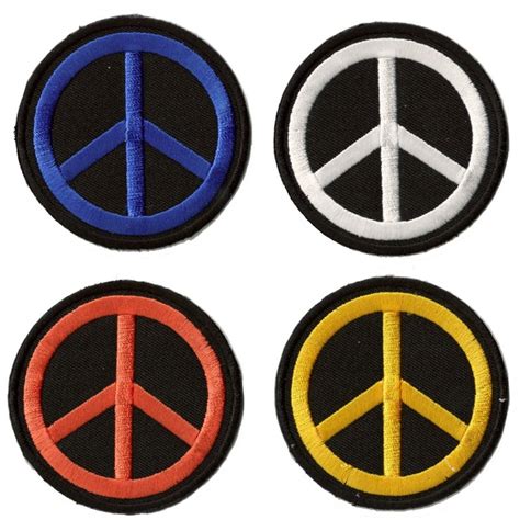 patch brodé patche écusson Peace amour Love thermocollant