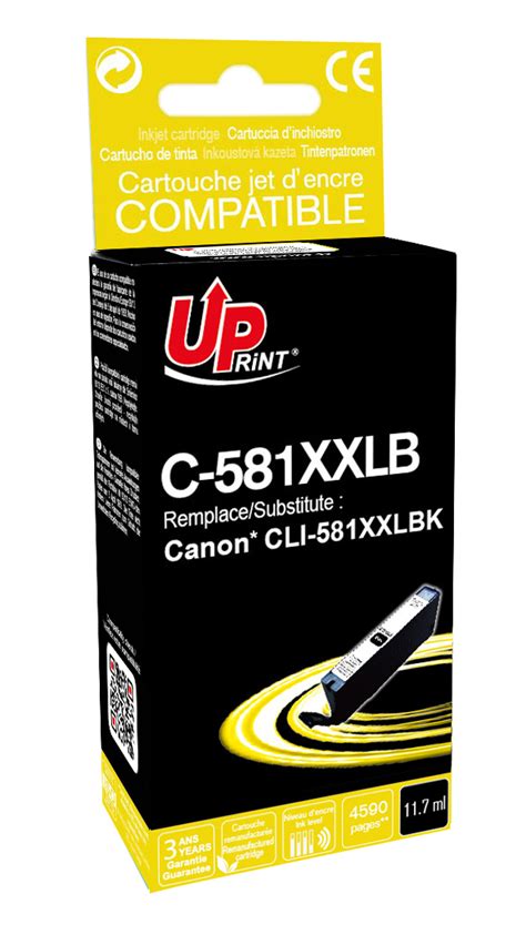 Cartouche PREMIUM Compatible CANON CLI 581XXL BK Noir En Stock