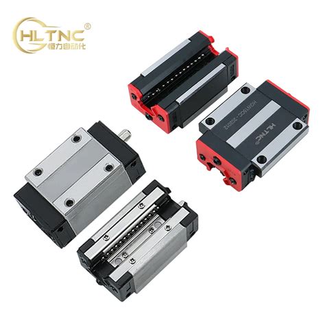 4 Pcs HGH20CA HGW20CC Steel Cage Carriages HGR20 Linear Guide Rail