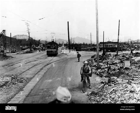 La Segunda Guerra Mundial Nagasaki Secuelas De La Bomba Atómica 1945 Fotografía De Stock Alamy