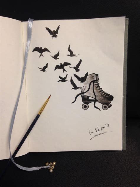 Love Skates And Tattoo Drawing Made By Linda Da Linci Zwijndrecht