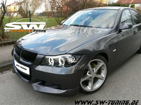 Angel Eye Scheinwerfer 3er BMW E90 E91 CCFL Standlichtringe Black