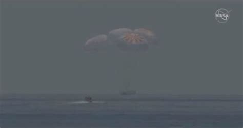 SPLASHDOWN! NASA’s SpaceX Demo-2 Test Flight Complete – Commercial Crew ...