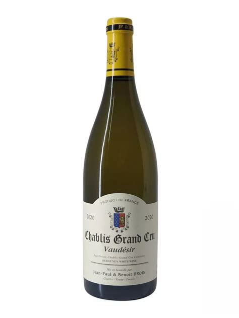 Chablis Vaud Sir Jean Paul Beno T Droin Cl Chateau