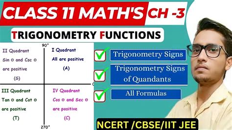 Trigonometry Functions Class 11 Maths Ncert Chapter 3