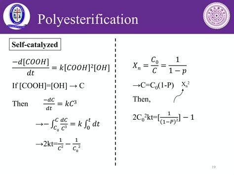 CHAPTER 9 Kinetics Of Chain And Step Growth Polymerization PPT