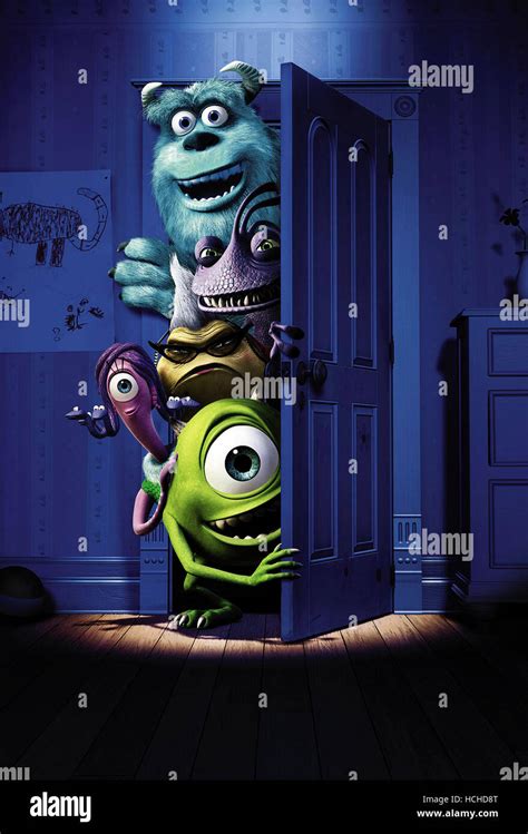 Monsters Inc Sulley Randall Boggs Roz Celia Mike Wazowski 2001 ©walt Disney Pictures