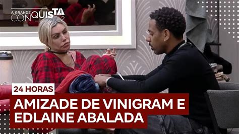 Vinigram desabafa sobre relação Edlaine e demonstra incômodo