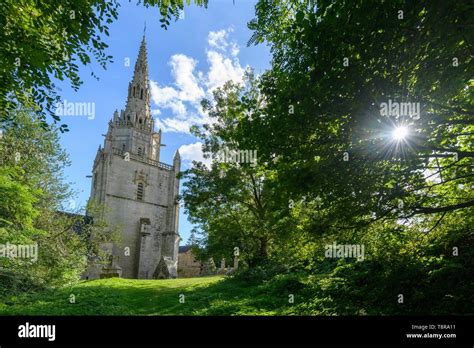 France Morbihan Plumeliau The Chapel Of Saint Nicodeme Stock Photo