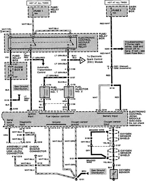 Isuzu Rodeo Q A Fuse Box Diagrams ECM Wiring More