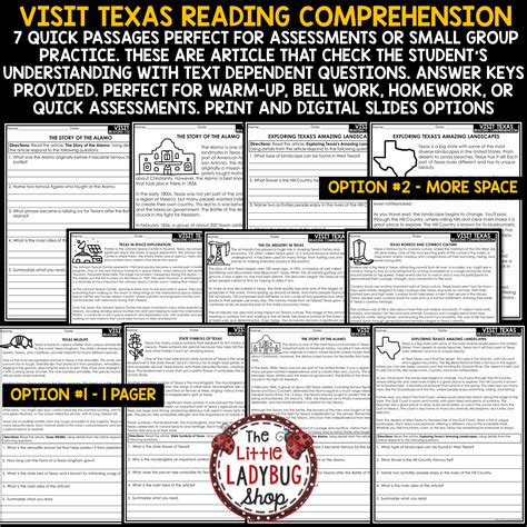 Texas Reading First Fluency Packets 5