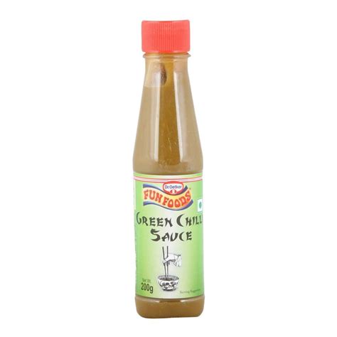 Dr Oetker Green Chilli Sauce Packaging Type Bottle Packaging Size