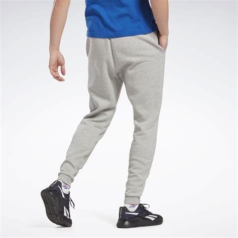 Reebok Identity Fleece Jogger In Medium Grey Heather Medium Grey