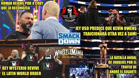 WrestleMania SmackDown 31 de Marzo de 2023 Análisis Picante ARCHIVO