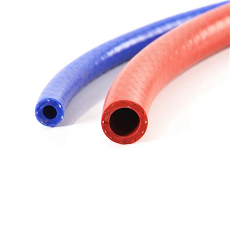 Tubo de vacío de silicona 1M 6 32mm ID rojo azul manguera de goma