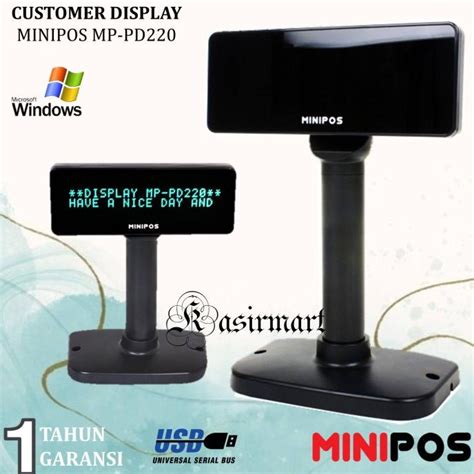 Jual Customer Display Pole Display MiniPOS MP PD220 Shopee Indonesia