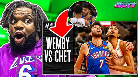 Lakers Fan Reacts To Victor Wembanyama Vs Chet Holmgren Thunder At