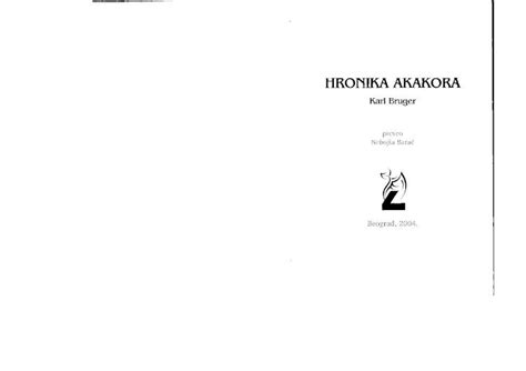 PDF Hronika Akakora DOKUMEN TIPS