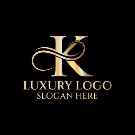 Premium Vector Luxury Letter K Logo Template Luxurious K Logotype