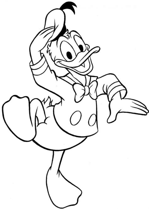 Printable Donald Duck Coloring Pages Coloringme