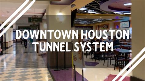 Downtown Houston Tunnel System Exploring Houston Texas Youtube