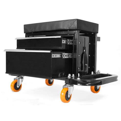 Wen Gg1400 400 Pound Capacity Garage Glider Rolling Tool Chest Seat