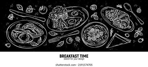 418 Proper Breakfast Drawing Images, Stock Photos & Vectors | Shutterstock