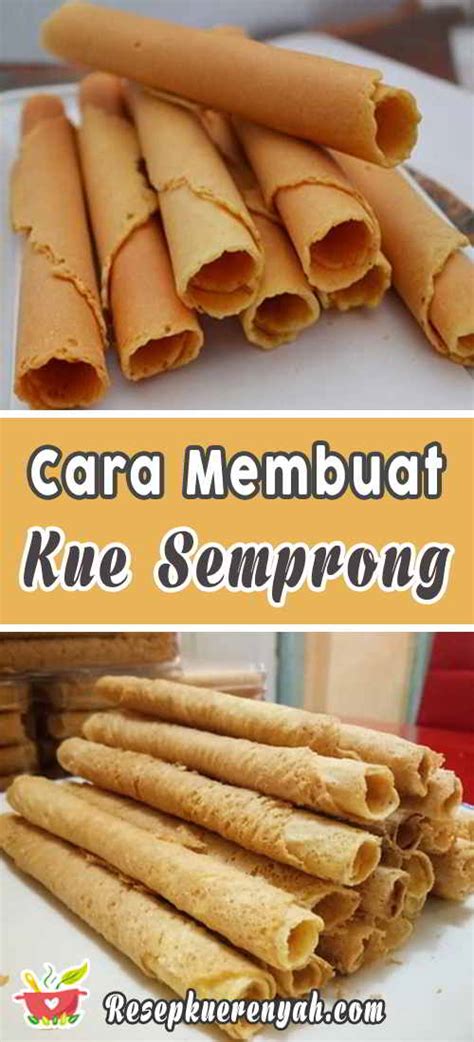 Tutorial Membuat Kue Semprong