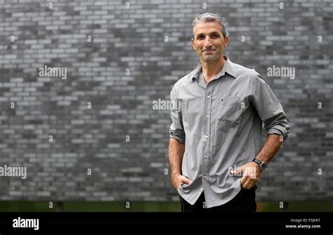 Leipzig Germany Th Oct Turkish Journalist Nedim Sener Poses