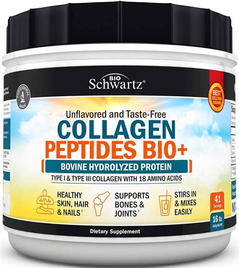 Physician's CHOICE Unflavored Collagen Peptide Powder, 8.67-Ounce