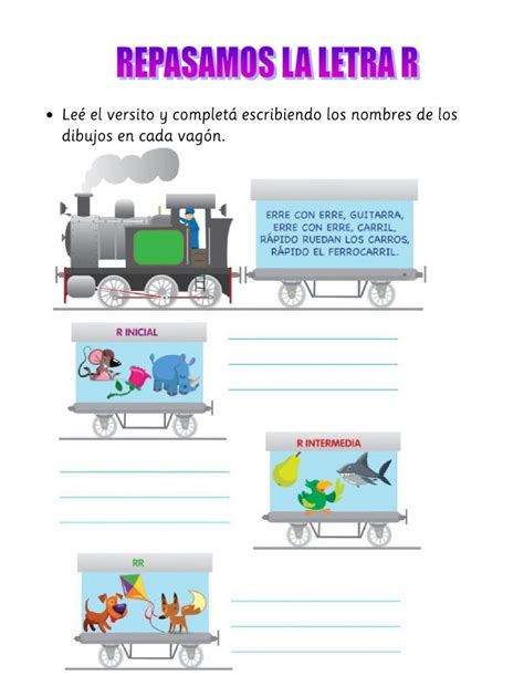 Ortografia R Y Rr Ficha Interactiva Y Descargable Puedes Hacer Los Images