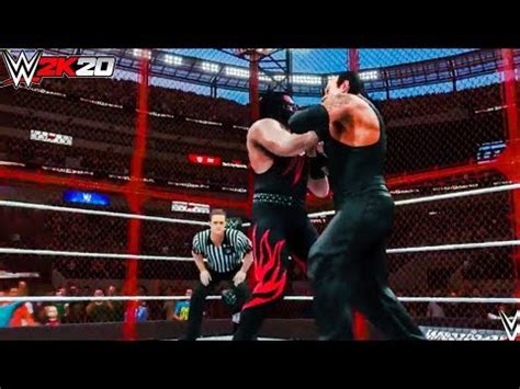 Wwe K The Undertaker Vs Demon Kane Hell In A Cell Match Wwe