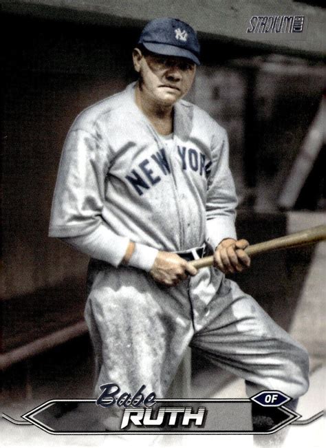 Babe Ruth 171 Prices 2024 Topps Stadium Club Baseball Cards