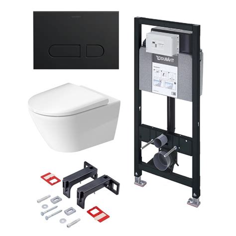 Подвесной унитаз с инсталляцией комплект Duravit SET D-NEO 45770900A1 ...